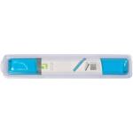Q-Connect Gel-Tastatur-Handgelenkauflagen - blau-transparent