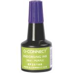 Q-Connect Stempelfarbe - ohne Öl, 28 ml, violett