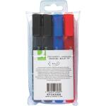 Q-Connect Permanentmarker - ca. 2 - 3 mm, 4-er Pack