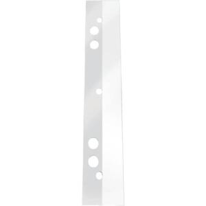 Q-Connect Abheftstreifen mit Universallochung - A5, 12,5 cm lang, 10 Stück