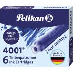 Pelikan Tintenpatrone 4001 TP/6 königsblau 6...