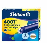 Pelikan Tintenpatrone 4001 TP/6 königsblau 6...