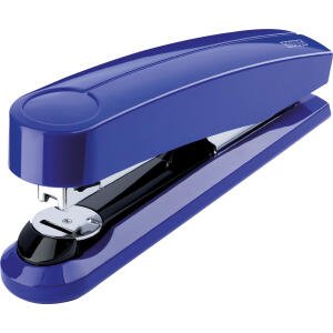 Novus Heftgerät B 5FC, bis 50 Blatt blau, mit Flachheftung