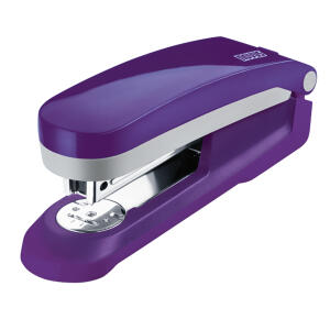 Novus Heftgerät E 25 fresh, bis 25 Blatt fresh violett/grau,Oberlademechanik