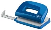 Novus Locher E 210, bis 10 Blatt blau/grau, im Blister