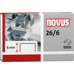 Novus Heftklammern 26/6 1.000 Stück,...