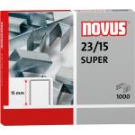 Novus Heftklammern 23/15 SUPER 1.000 Stück,...