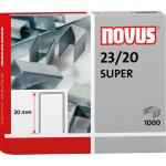 Novus Heftklammern 23/20 SUPER 1.000 Stück,...