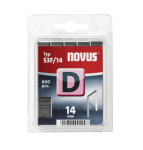Novus Flachdrahtklammern Typ 53F/14 600 Stück,...