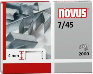 Novus Heftklammern 7/45 2.000 Stück, Schenkellänge 4 mm