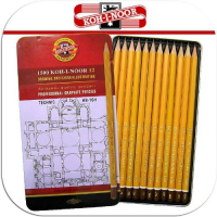 KOH Graphitstifte Gradation TECHNIC HB - 10H 12er M-Etui