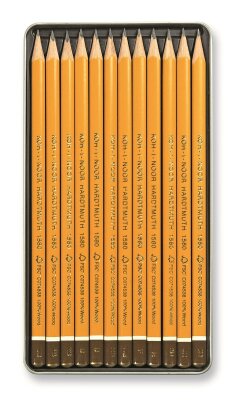 KOH Graphitstifte Gradation 6B - 6H 12er M-Etui