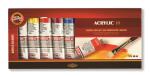 KOH Acrylfarben 10er Set - 10 x 40 ml / Tuben