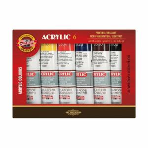 KOH Acrylfarben 6er Set - 40 ml / Tuben