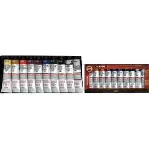 KOH Acrylfarben Set 8+2 - 8 x 40 ml + 2 x 40 ml / Tuben
