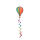 HQ Windspiel Hot Air Balloon Twist Rainbow Mini