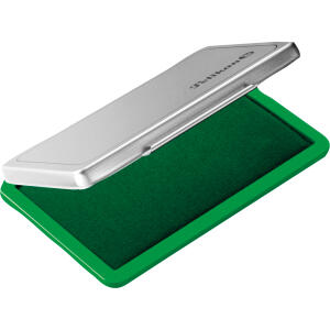 Pelikan Stempelkissen 2 grün Metallic-Gehäuse 7x11 cm