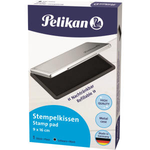 Pelikan Stempelkissen 1 schwarz Metallic-Gehäuse 9x16 cm