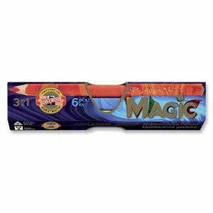 KOH Farbstifte Magic Jumbo 3 in 1 6er