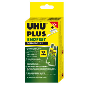 UHU Komponentenkleber plus endfest 163g 90min Faltschachtel D/F/I/GB