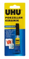 UHU SEKUNDENKLEBER Porzellan Keramik 3g Blister