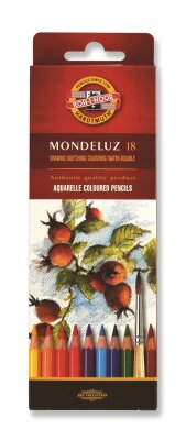 KOH Aquarell Künstlerfarbstifte 18er Pappetui