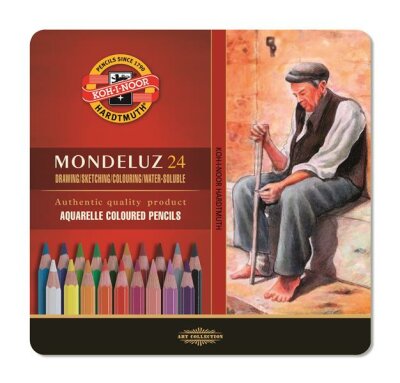 KOH Aquarell Künstlerfarbstifte 24er Set Landschaft