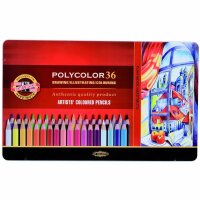 KOH Künstlerfarbstifte Polycolor 6er Metalletui