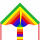 Ecoline Kinderdrachen Simple Flyer Rainbow 85cm