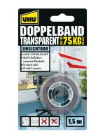 UHU Montageband Doppelband 1,5mx19mm transparent Blister