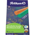 Pelikan Wandtafelkreide farbig-sort. 745/12