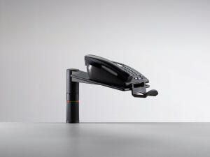 Novus Telefonschwenker PhoneMaster anthrazit, ohne Arm mit Unizwinge 1