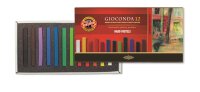KOH Pastellkreide eckig Hartpastell sortiert im 12er Pack