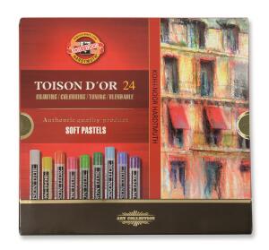 KOH Pastellkreide rund weich f Künstler 24er Pack