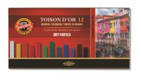 KOH Pastellkreide eckig Soft 12er Pack für...