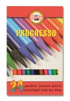 KOH Vollminenfarbstifte Progresso Schul 24er Pappetui