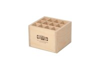 KOH Aufsteller Holz leer 12 Fächer 12x11,5x8,7 cm