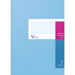 König & Ebhardt Spaltenbuch DIN A4 hellblau/magenta 3 Spalten 40 Bl.
