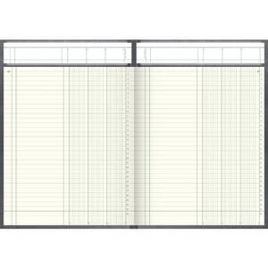 König Ebhardt Spaltenbuch Kopfleisten-Ausführung - A4, 3 Spalten, 96 Blatt, Schema über 1 Seite, mit Seitenzahlen