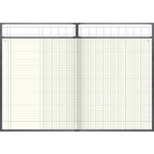 König Ebhardt Spaltenbuch Kopfleisten-Ausführung - A4, 13 Spalten, 96 Blatt, Schema über 2 Seite, mit Seitenzahlen
