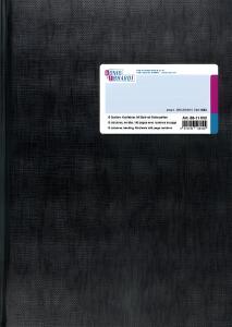 Spaltenbuch A4, 13 Spalten 96 Blatt, Schema über 2 Seite, Seitenzahlen