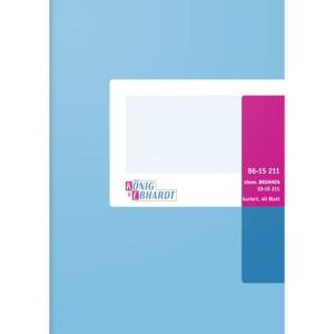 König Ebhardt Geschäftsbuch - A5, kariert, 40 Blatt