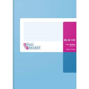 König Ebhardt Geschäftsbuch - A6, liniert, 32 Blatt