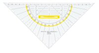 Aristo Geodreieck 25 cm Griff lösbar, Facette,...