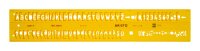 Aristo Schriftschablone gerade 7 mm ISO 3098-1/DIN 6776...
