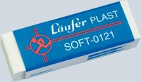 Radierer Läufer Plast Soft 0121 65x21x12 mm, Kunststoff