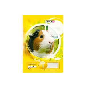 LANDRÉ  Schulheft A4, 16 Blatt, 80 g/m², Lineatur 1 (für alle Ausgangsschriften)