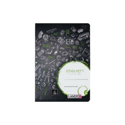 LANDRÉ Schulheft A5, 16 Blatt, 80 g/m², Lineatur 6 (blanko)