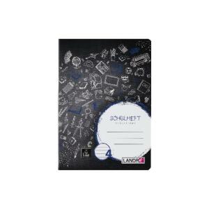 LANDRÉ Schulheft A5, 32 Blatt, 80 g/m², Lineatur 4 (liniert)
