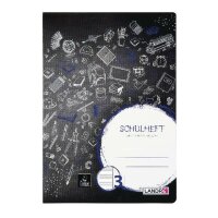 LANDRÉ Schulheft A4, 16 Blatt, 80 g/m²,...